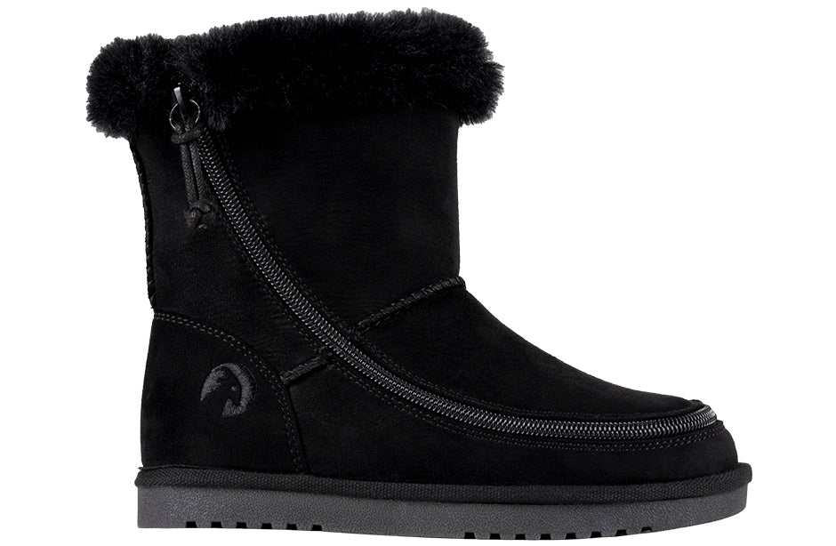 BILLY - Obuwie do ortez dla dzieci zimowe Cozy Boots Black