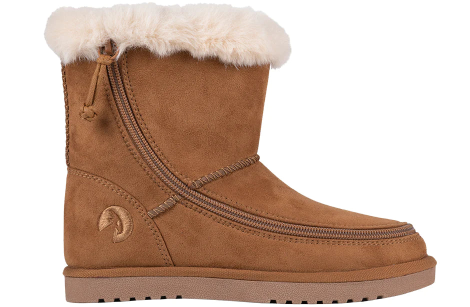 BILLY - Obuwie do ortez dla dzieci zimowe Cozy Boots Chestnut