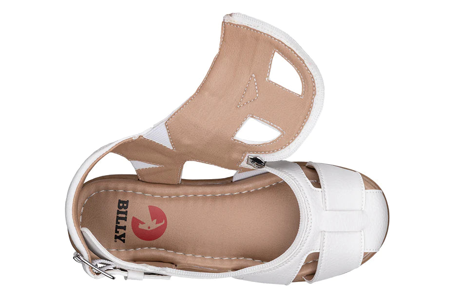 BILLY - White orthosis sandals