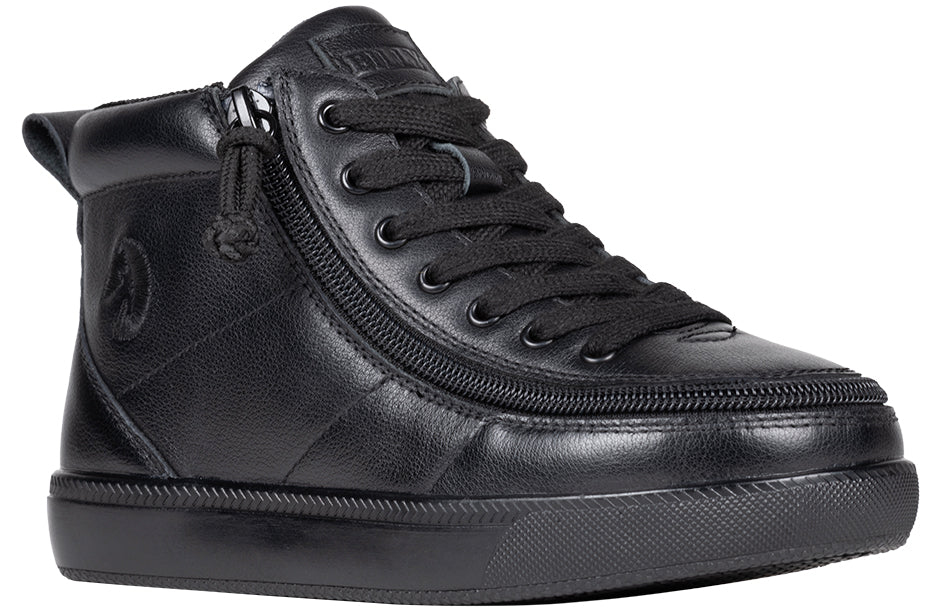 BILLY - Obuwie do ortez dla dzieci High Tops DR II Black Leather