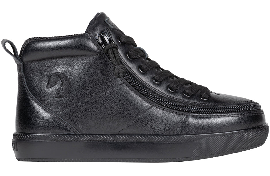 BILLY - Obuwie do ortez dla dzieci High Tops DR II Black Leather