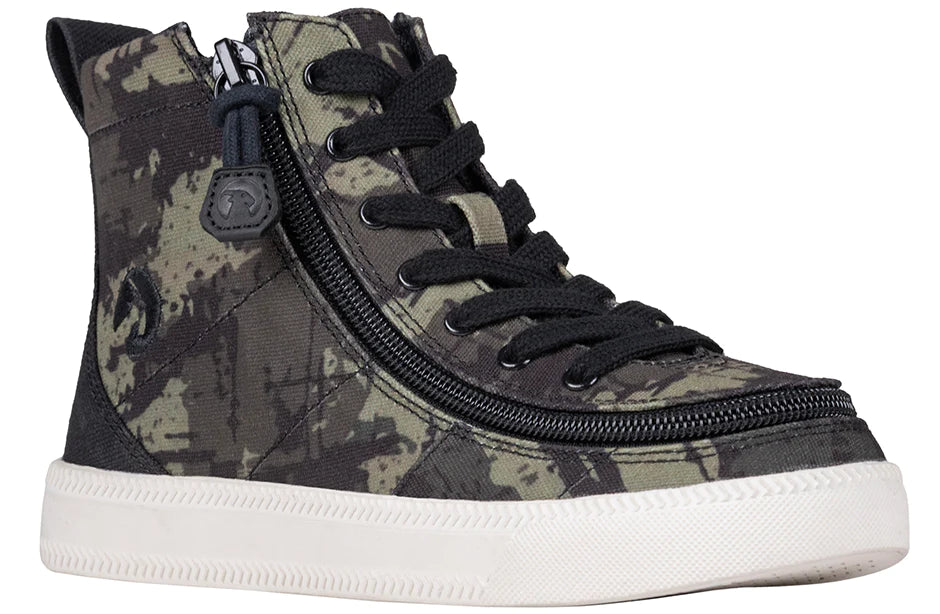 BILLY - Obuwie do ortez dla dzieci Classic Lace High Camo/White