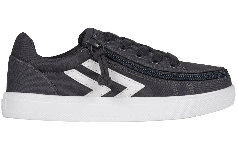 BILLY - Obuwie do ortez dla dzieci Lace Low Street Dark Grey/White