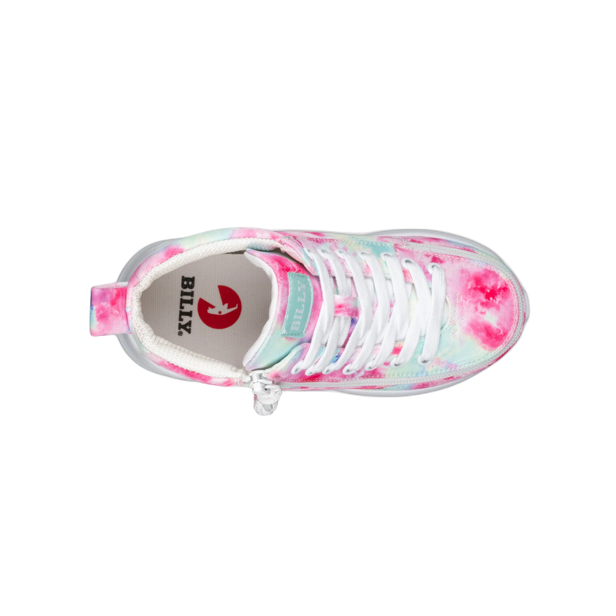 BILLY - Obuwie do ortez dla dzieci Classic High Top Goat AFO-Friendly Pink Watercolor