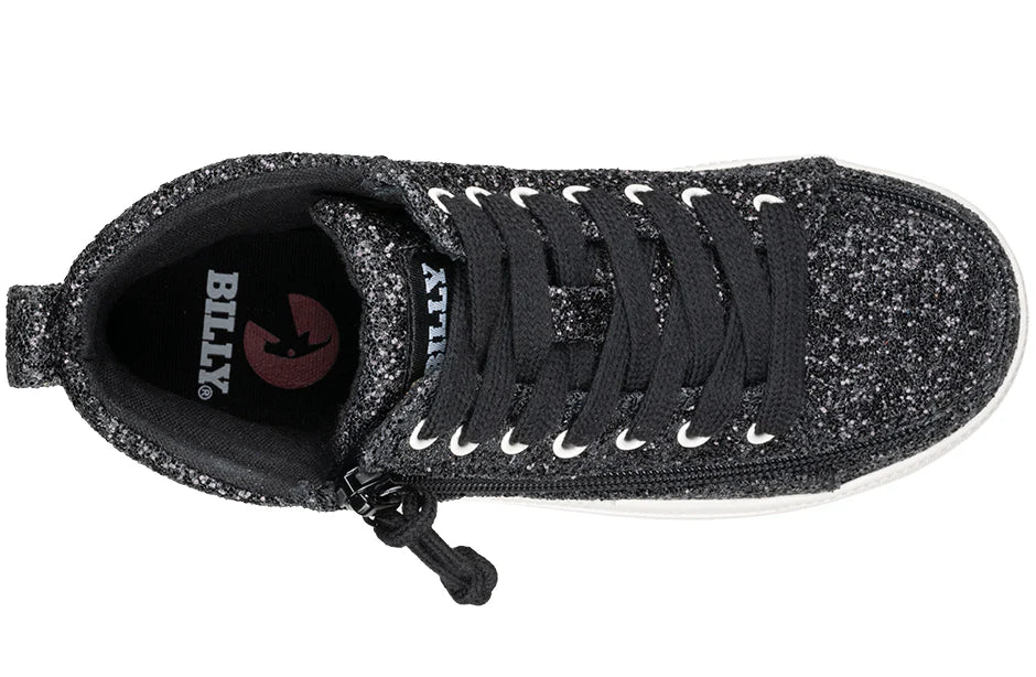 BILLY - Obuwie do ortez dla dzieci Sneaker Glitz High Tops Black