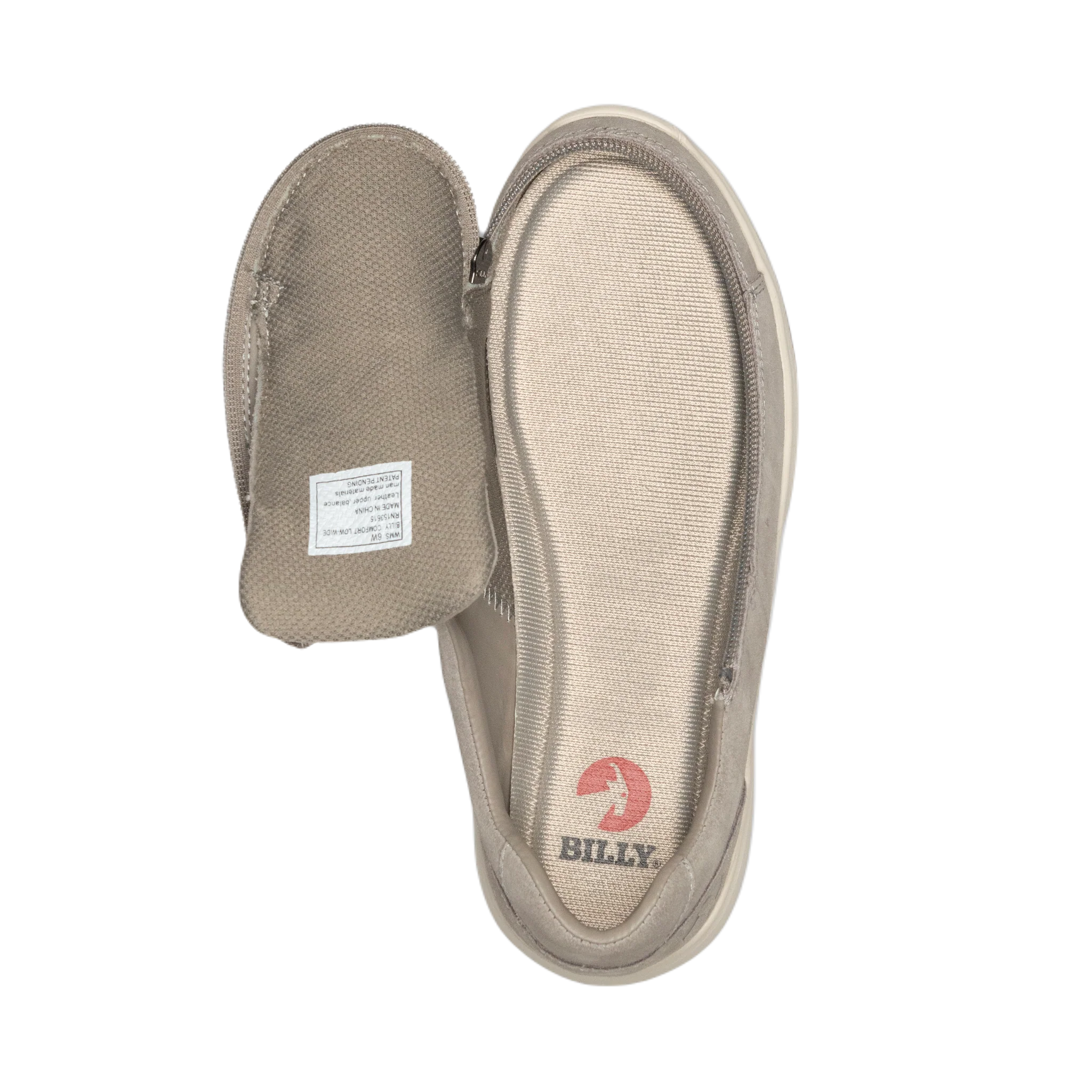 BILLY - Obuwie do ortez dla kobiet Comfort Low Suede Grey