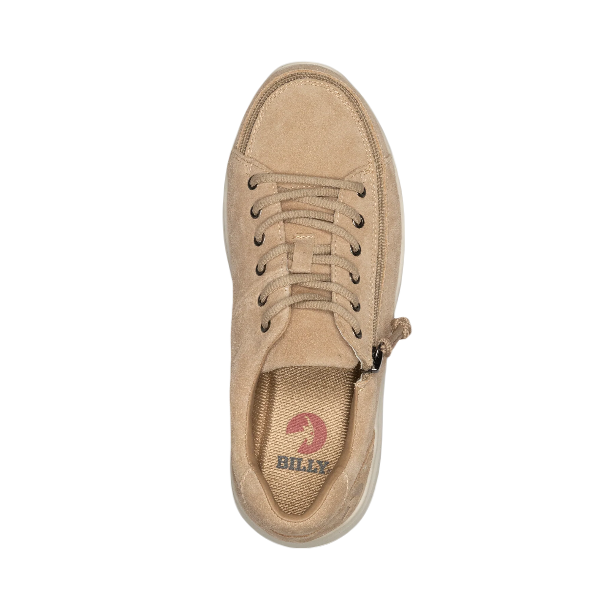 BILLY - Obuwie do ortez dla kobiet Comfort Low Suede Tan