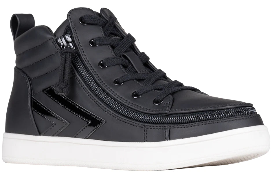 BILLY - Obuwie do ortez dla kobiet Sneaker Mid Tops Leather Black/Patent