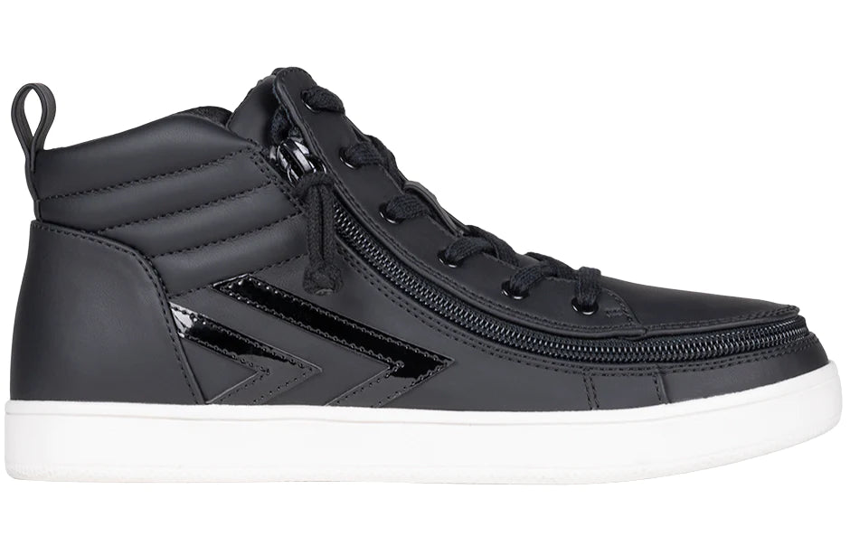 BILLY - Obuwie do ortez dla kobiet Sneaker Mid Tops Leather Black/Patent