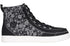 BILLY - Orthotic footwear for women Sneaker High Tops Black Paisley