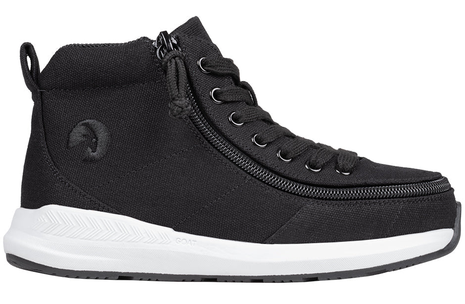 BILLY - Obuwie do ortez dla dzieci Classic High Top Goat AFO-Friendly Black