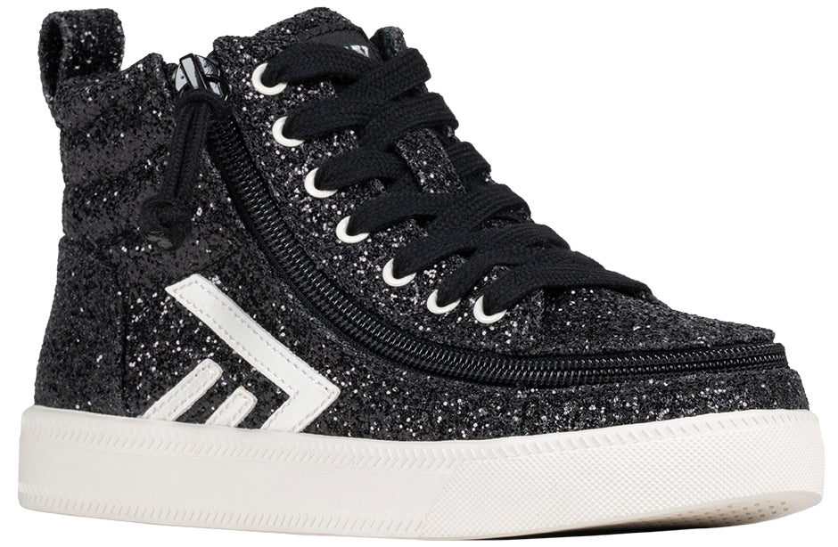 BILLY - Obuwie do ortez dla dzieci Sneaker Glitz High Tops Black