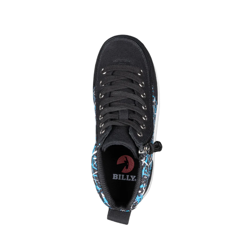 BILLY - Children's orthotics shoes High Tops DR II Black Graffiti