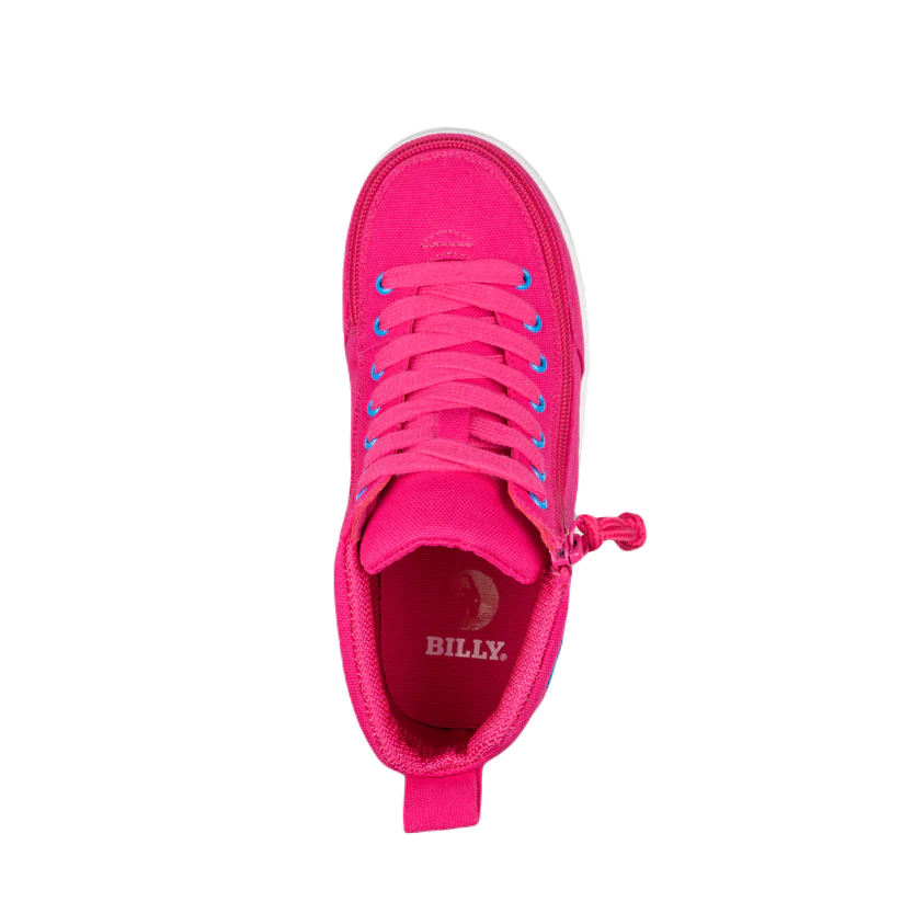 BILLY - Obuwie do ortez dla dzieci High Tops DRI Pink/Blue Light Ups