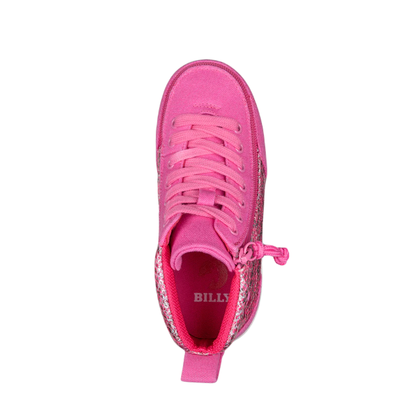 BILLY - High Tops DR II Fuchsia Snake children's orthotics shoes