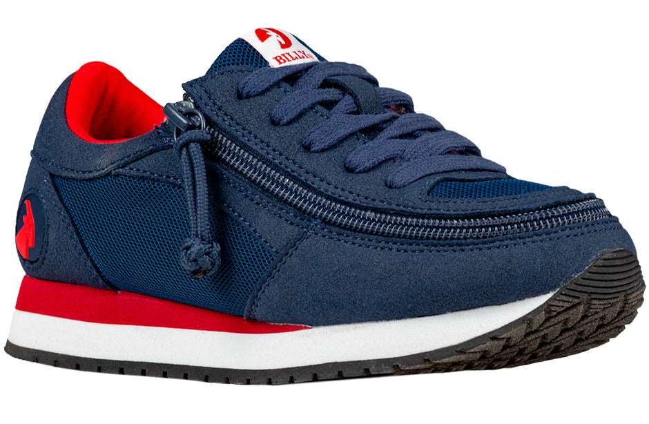 BILLY - Obuwie do ortez dla dzieci Jogger Mids Navy Red