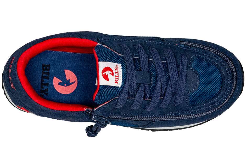 BILLY - Obuwie do ortez dla dzieci Jogger Mids Navy Red