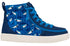 BILLY - Obuwie do ortez dla dzieci Classic Lace Highs Blue Sharks