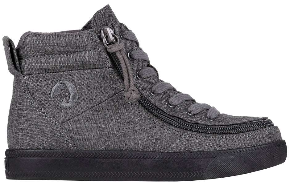 BILLY - Obuwie do ortez dla dzieci Street High Tops Jersey Charcoal