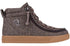 BILLY - Obuwie do ortez dla dzieci Street High Tops Jersey Brown